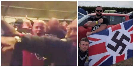 Shocking footage shows 350-strong ‘neo-Nazi’ rally in Cambridgeshire