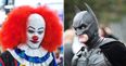 Some guy dressed up as Batman and took on the clowns