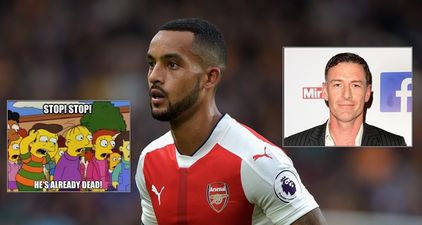 Theo Walcott is the latest to get the Chris Sutton treatment