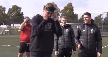 Give Jurgen Klopp a ball and a blindfold and he’ll do the business from the penalty spot