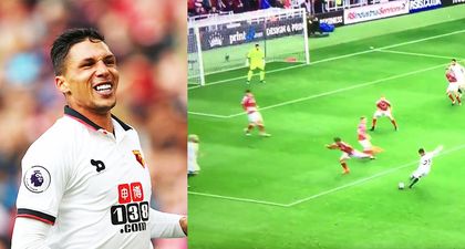 Watch Jose Holebas blast home a goal of the month contender for Watford