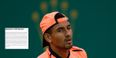 Nick Kyrgios issues statement after receiving a lengthy ban for ‘tanking’