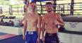 Michael Bisping absolutely roasts his son for not cornering him in his first UFC title defence