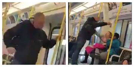 British Transport Police are investigating an apparent racially aggravated assault on the tube