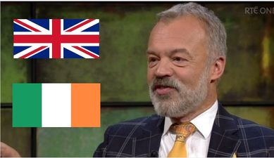 Graham Norton says there’s one big difference between British and Irish youth