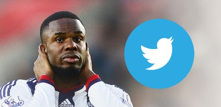 It won’t take long to spot the mistake in Victor Anichebe’s deleted tweet