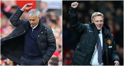 Here’s how Jose Mourinho’s record compares with David Moyes after 14 games