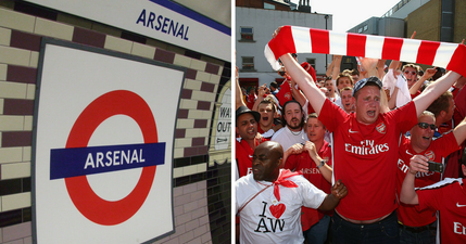 Can you identify the football club from its nearest train station?