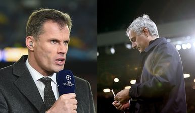 Jamie Carragher gets in a sly dig about Jose Mourinho’s living situation