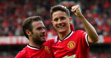 This link-up play from Juan Mata and Ander Herrera is pure magic