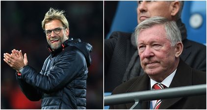 Sir Alex Ferguson’s praise of Jurgen Klopp may worry Manchester United fans