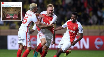 Monaco have a chandelier in their team photo because they’re better than you