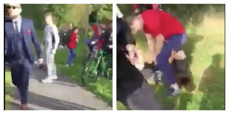 It looks like Conor McGregor put the fear of God into this schoolboy bully