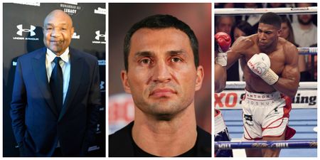 Boxing legend George Foreman has his say on Joshua-Klitschko matchup