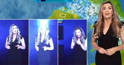 This Irish weather report was particularly shocking to watch