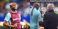 There was one small problem with West Ham’s good luck message to Andre Ayew