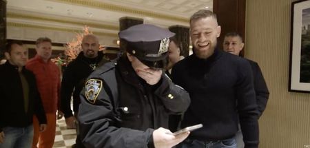 Conor McGregor almost made this New York City police officer cry with joy