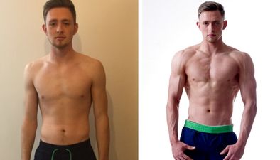 Liverpool student footballer gets shredded lifting weights for the first time in this charity body transformation challenge