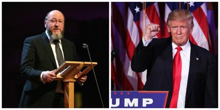 UK Chief Rabbi outright calls Donald Trump a racist on air