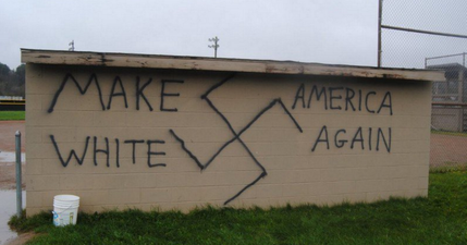 Racist graffiti, vicious attacks and hate crimes follow election of Donald Trump