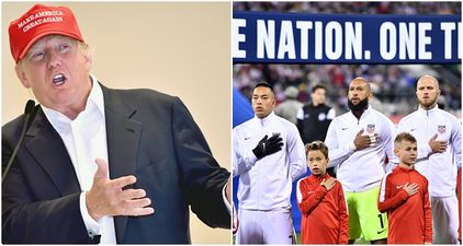 USA and Mexico offered the perfect response to Donald Trump with their team photo last night