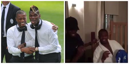 Patrice Evra and Paul Pogba singing ‘Let’s Get It On’ will make your day