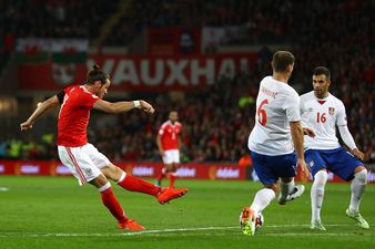 You will totally guess who gave Wales the lead with this goal against Serbia (it’s Gareth Bale)