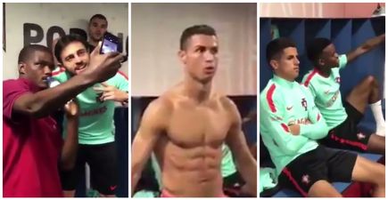 Cristiano Ronaldo turns mannequin challenge almost NSFW with this dodgy pose