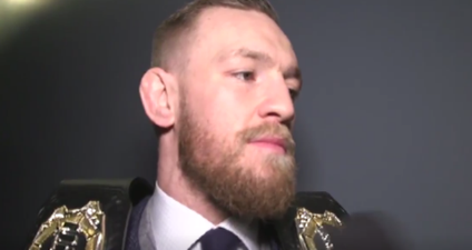 Conor McGregor proves his class when answering question about Eddie Alvarez