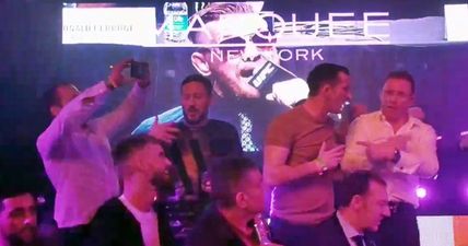 Watch Conor McGregor’s coach rapping along to ‘Jump Around’ at UFC 205 after-party