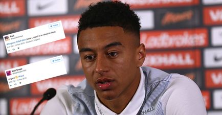 England fans react to Jesse Lingard earning a start against Spain