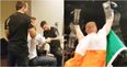 WATCH: Dressing room footage shows how Conor McGregor prepared for UFC history