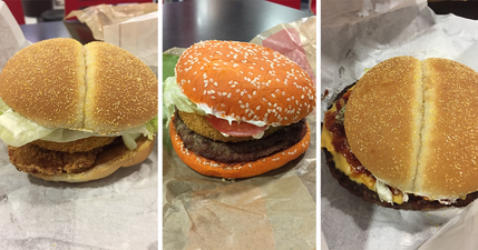 We tried eating Burger King’s entire Cheddar Collection in one sitting