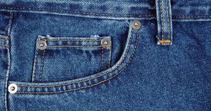 This is why you have tiny buttons on your denim jeans