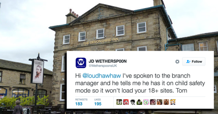 This poor bloke probably regrets getting into a Twitter fight with a Wetherspoons parody account