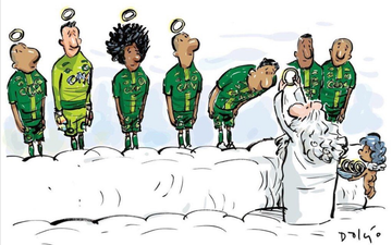 Chapecoense posts moving cartoon tribute to the footballers they lost in plane crash