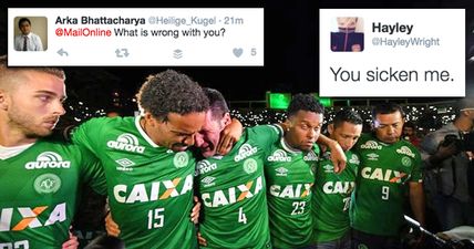 Many people are disgusted at the Daily Mail for focusing on Chapecoense co-pilot’s looks