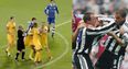 These two Preston players are sent off for fighting each other during loss at Sheffield Wednesday