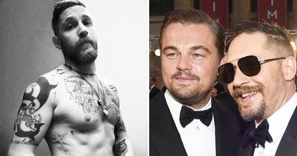 Tom Hardy forced to get embarrasssing tattoo after losing bet to Leonardo DiCaprio