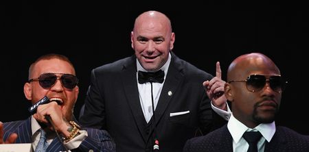 Dana White tries his absolute best to kill Conor McGregor vs Floyd Mayweather rumour