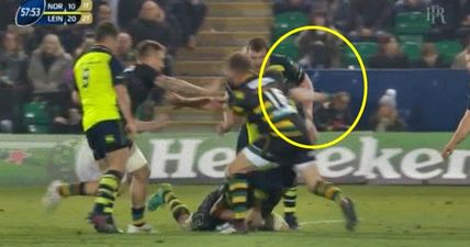 Dylan Hartley sent off for sickening attack on Sean O’Brien