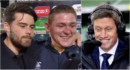 Watch this Irish rugby fan gatecrash Tadhg Furlong’s post-match interview