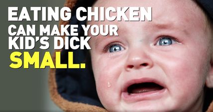 Ad blaming meat-eating mums for the size of their kids’ penises hasn’t gone down well