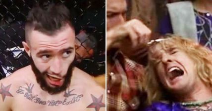 Bizarre scenes in New York as UFC fighter gets emergency haircut between rounds