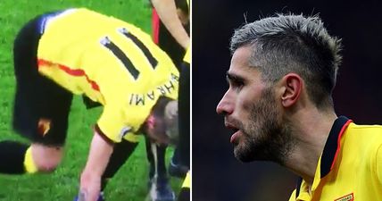 Watford’s Behrami vomits on pitch during Everton game and just carries on