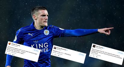 Twitter reacts as Jamie Vardy-inspired Leicester stun Man City