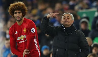 Now Marouane Fellaini is getting booed by Man United fans just for warming up