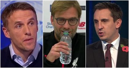 Liverpool fans will fully agree with Jurgen Klopp’s criticism of the Neville brothers