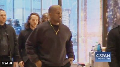 Kanye West arrives at Trump Tower and the speculation has already started