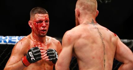 Nate Diaz should be smiling after one of Conor McGregor’s former foes issues challenge